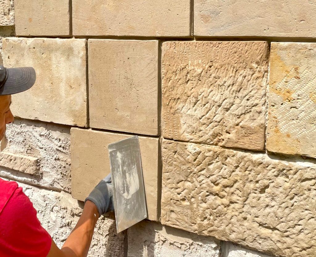 Objektmörtel Natursteinersatz